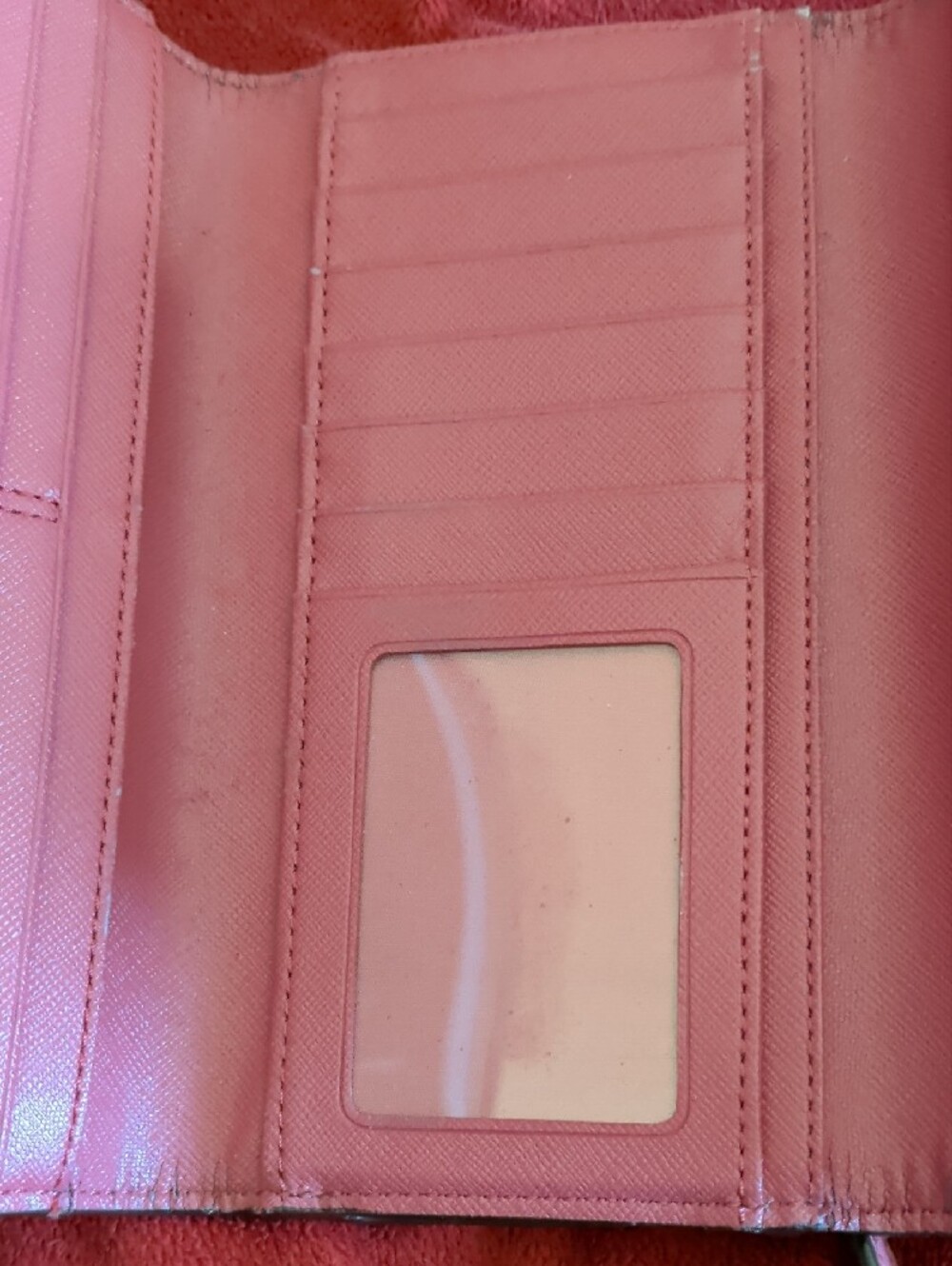Coach Metallic Beige Signature Continental Wallet - Picture 15 of 15